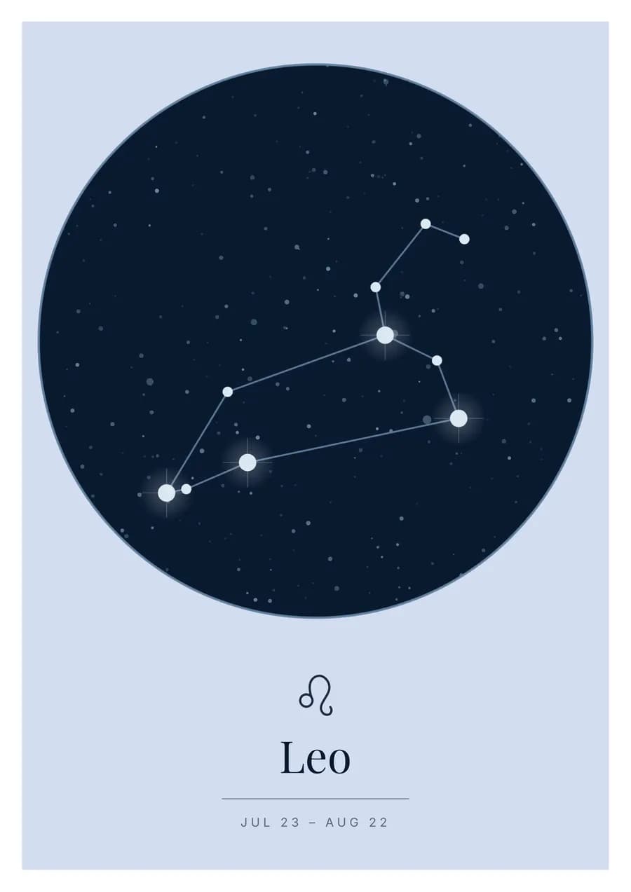 Prussian blue, Leo in the disc