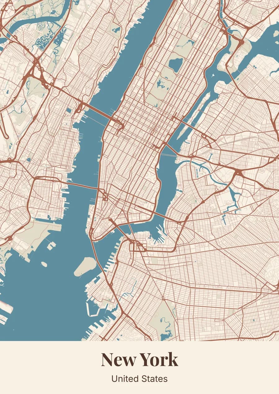 Limestone and bay, on New York