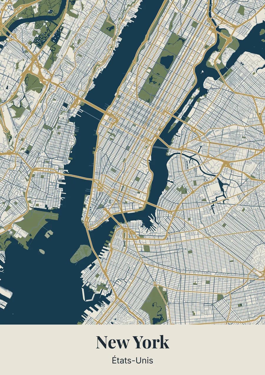 Bosphore et or, sur New York