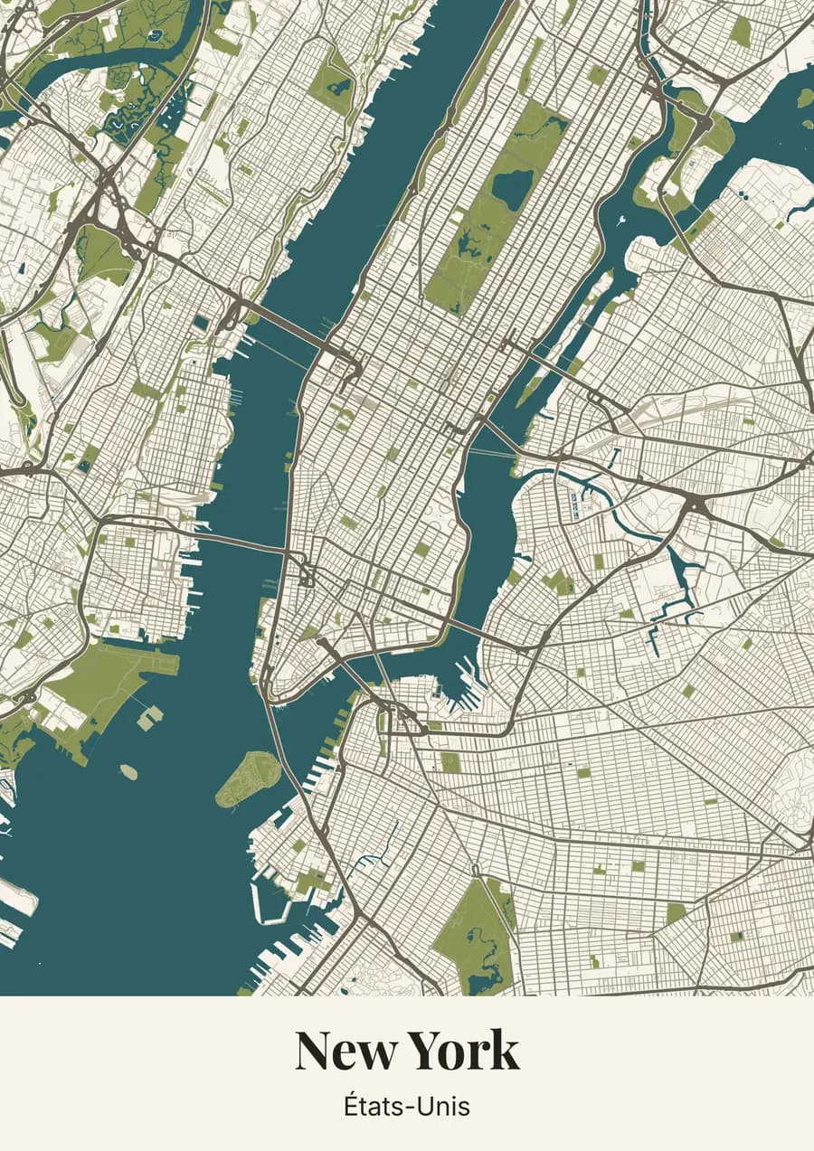 Chêne de Garry, sur New York