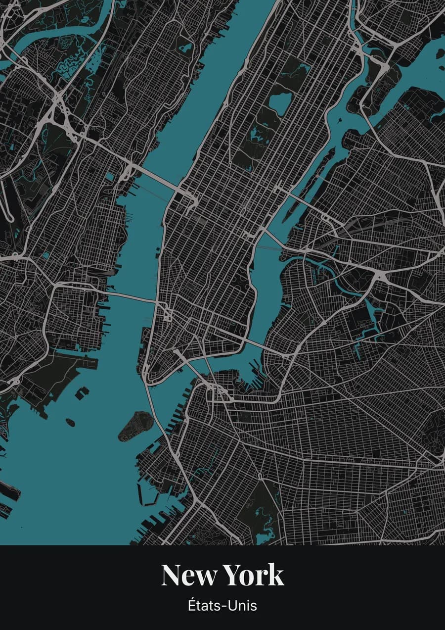 Encre sombre, sur New York