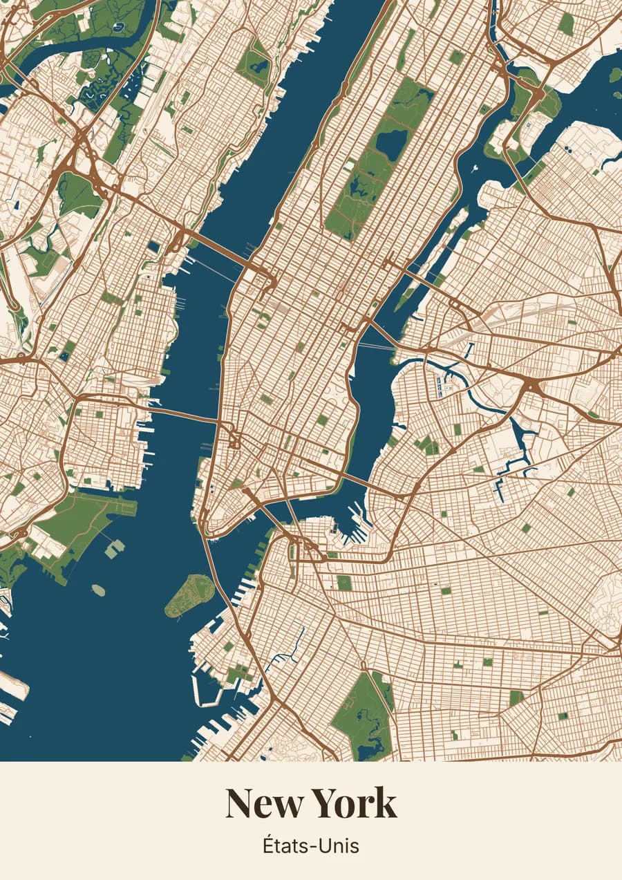 Enduit de Stockholm, sur New York
