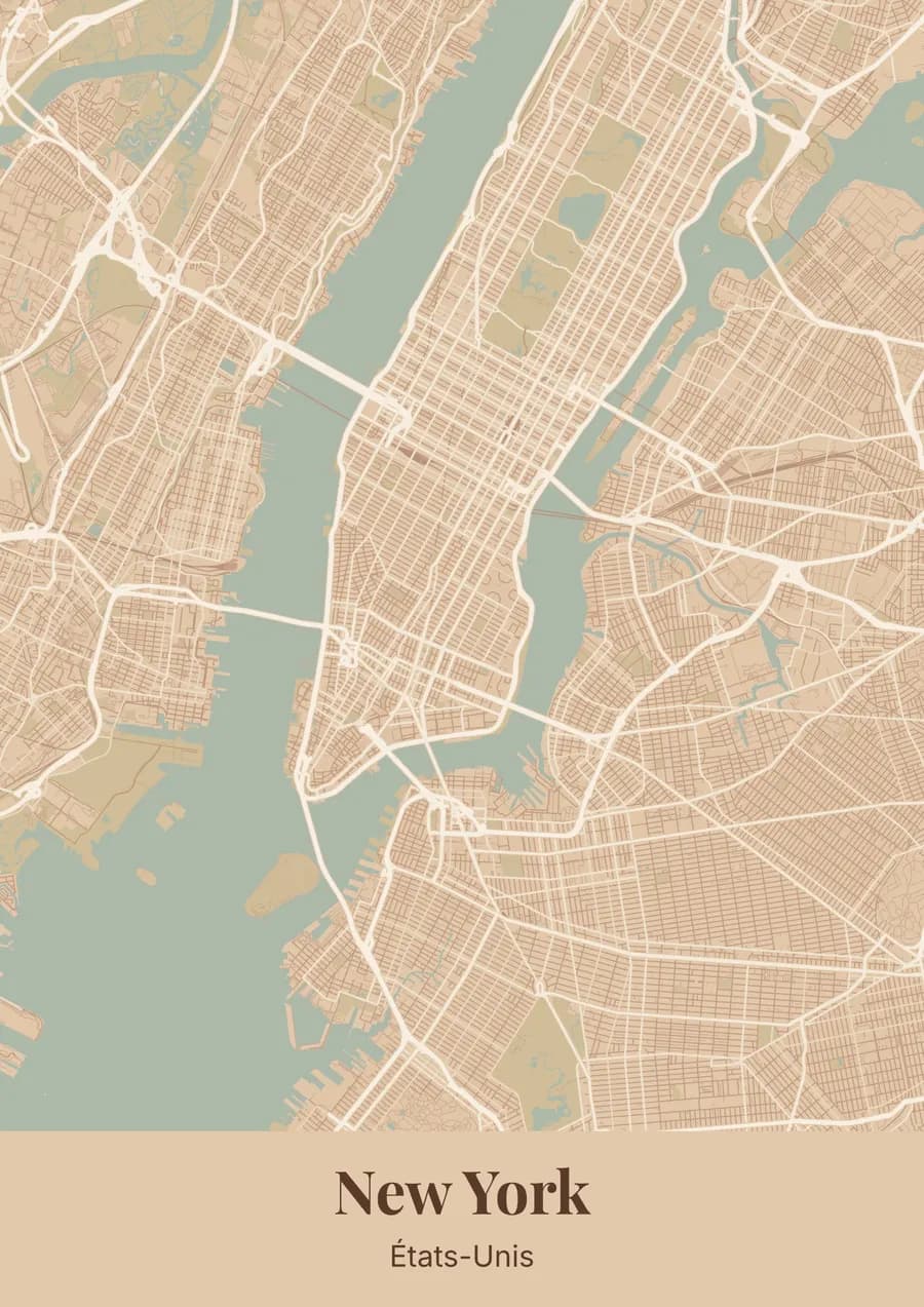 Enduit romain, sur New York