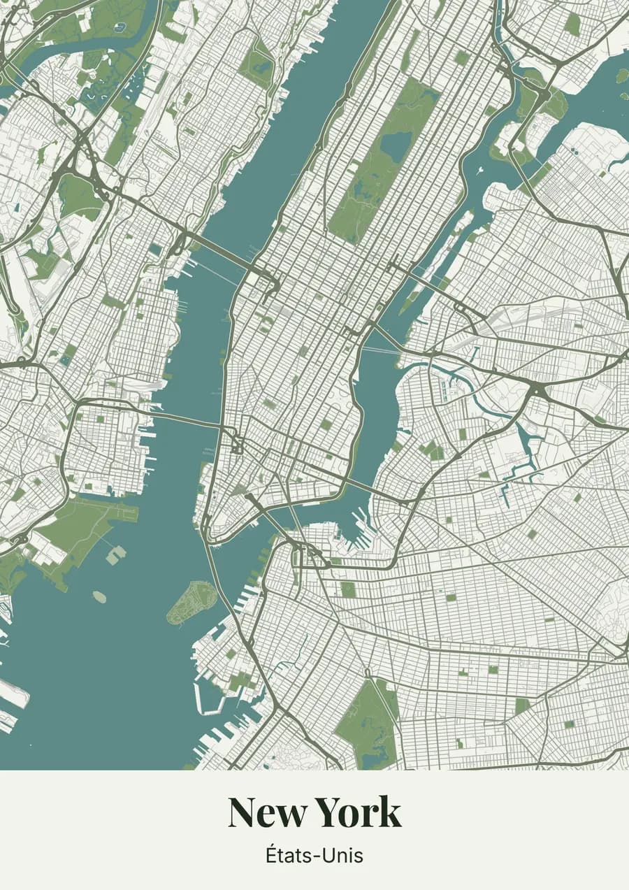 Forêt, sur New York