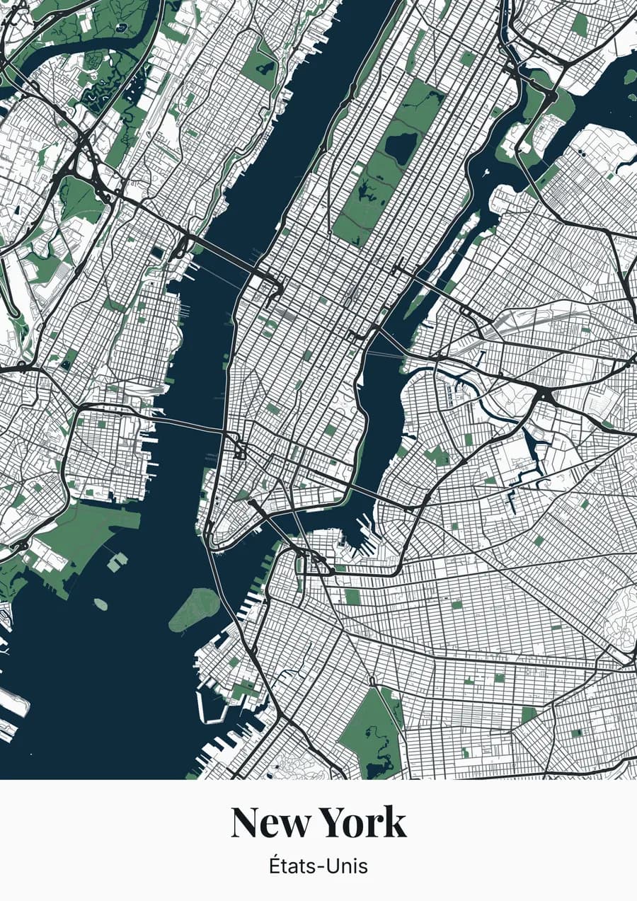 Granit, sur New York