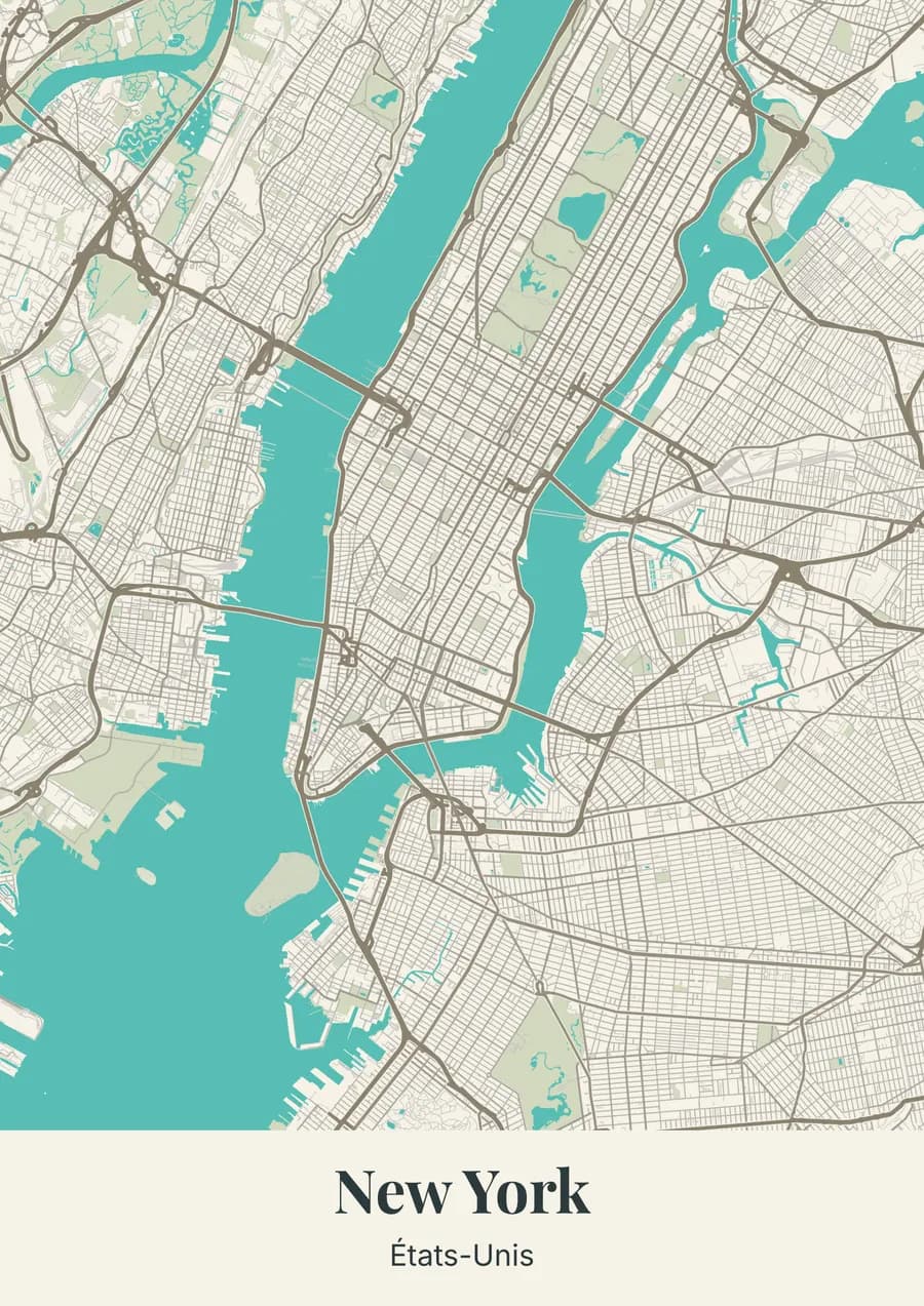 Lagune, sur New York