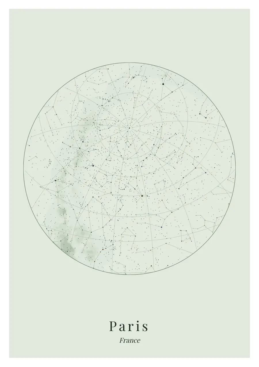Lichen, sur le ciel de Paris