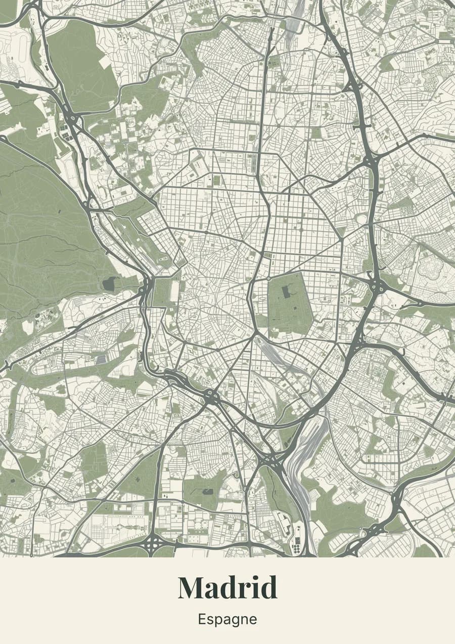 Marée basse, sur Madrid