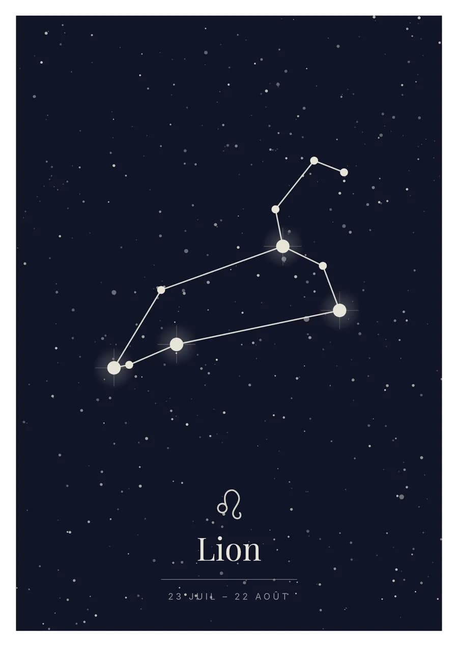 Minuit, le Lion pleine feuille