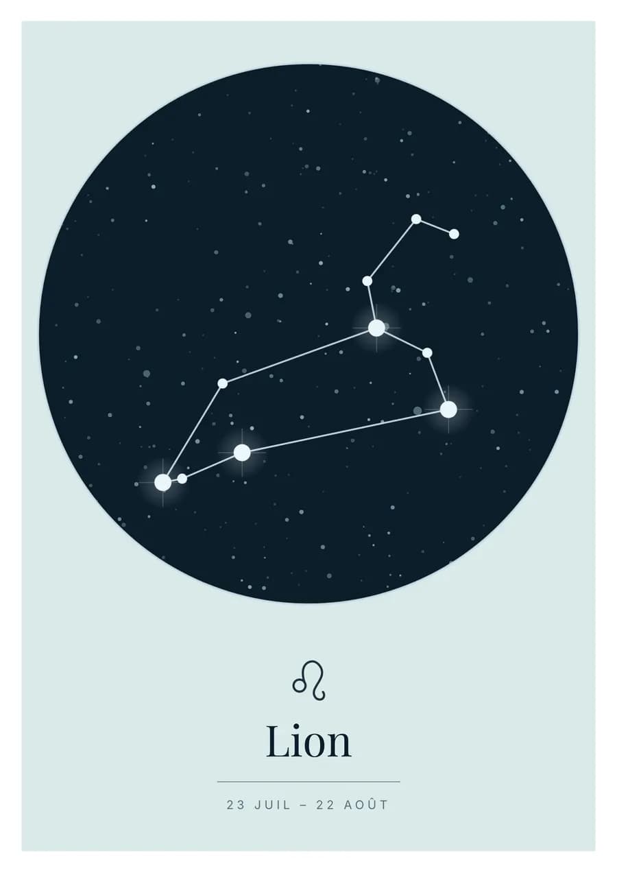 Nuit polaire, le Lion dans le disque