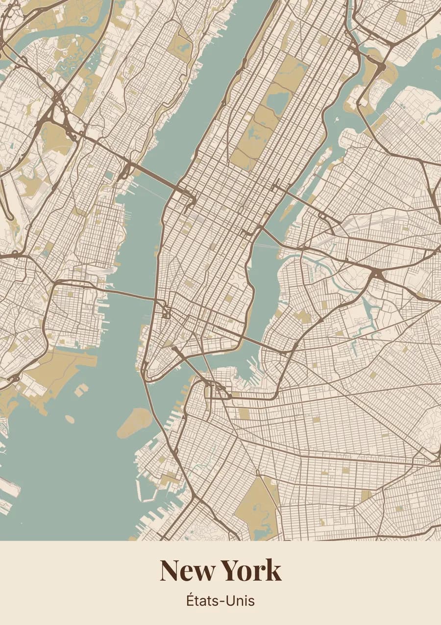 Ocre, sur New York
