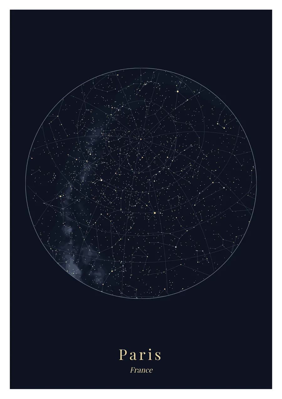 Or sur nuit, sur le ciel de Paris
