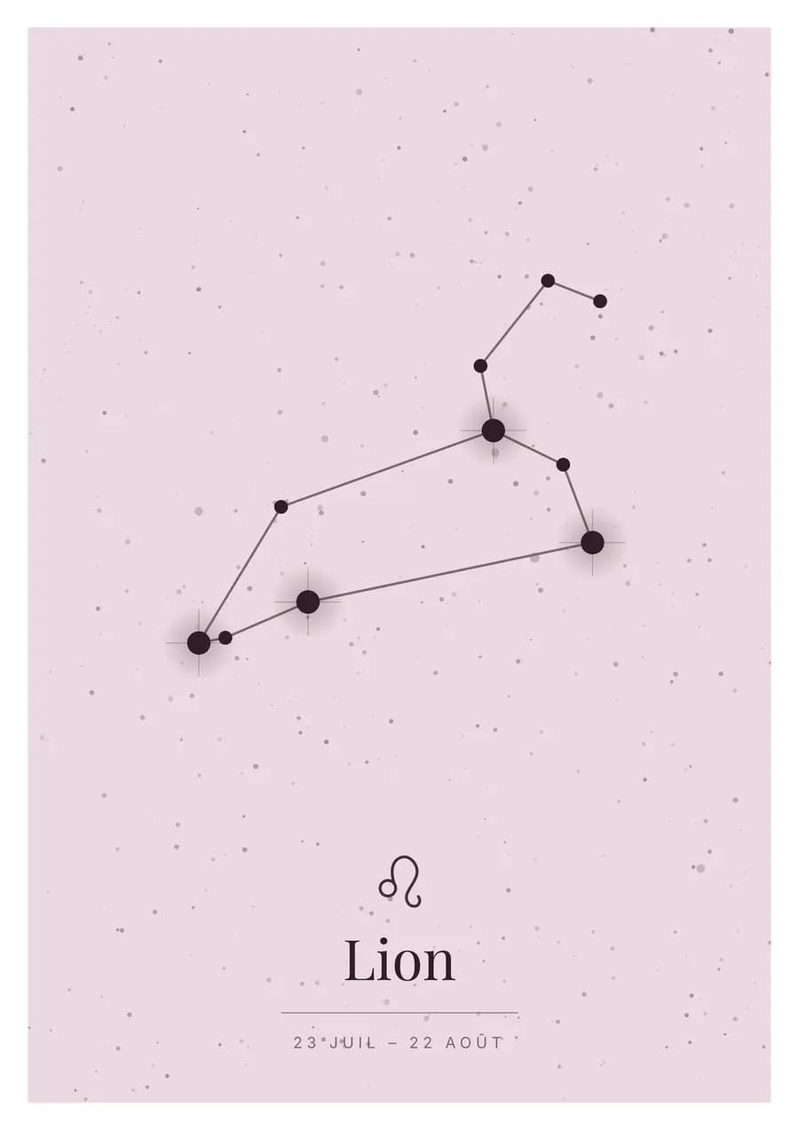 Quartz rose, le Lion pleine feuille