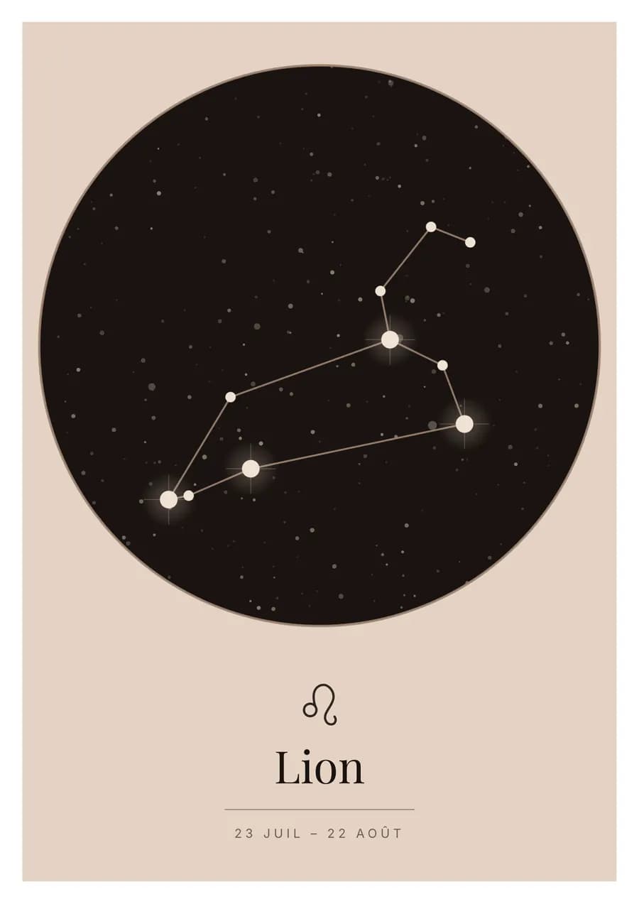 Terre de nuit, le Lion dans le disque