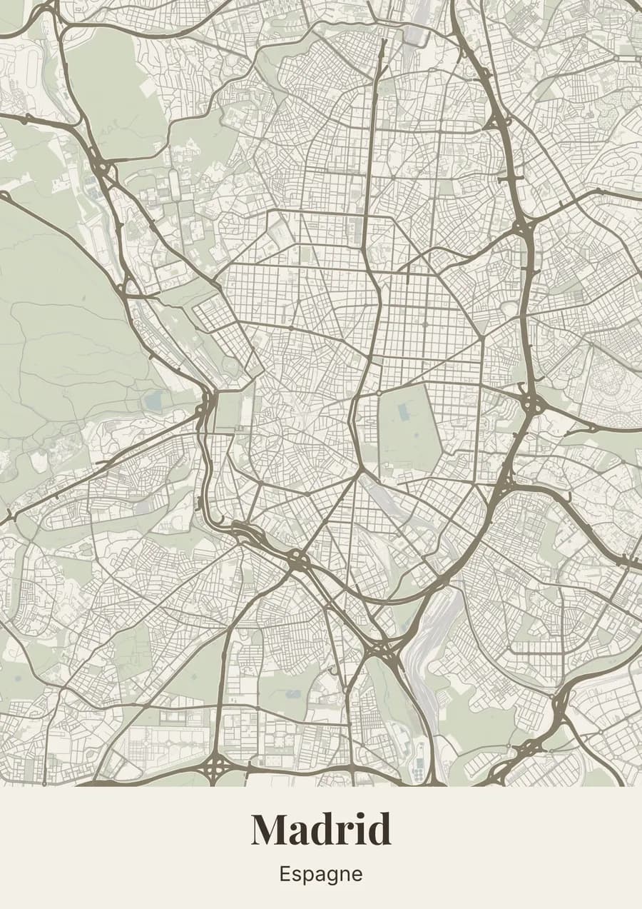 Travertin, sur Madrid